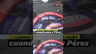 😬 Lawson levanta su dedo medio cuando pasa a Pérez [upl. by Lutero]