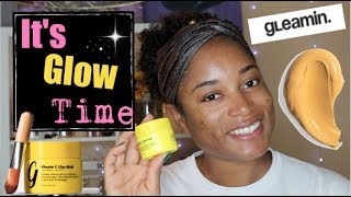 I TRIED THE GLEAMIN TURMERIC FACE MASK  SEE MY RESULTS [upl. by Kelwin915]