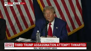 Third Trump Assassination Attempt Thwarted [upl. by Xad151]