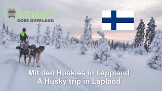 Mit den Huskies in Lappland  A Husky trip in Lapland [upl. by Sheree]