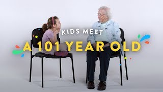 Kids Meet a 101 Year Old  Kids Meet  HiHo Kids [upl. by Nol]