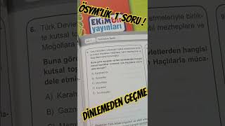 KPSS TARİH DENEME SORU ÇÖZÜMLERİ Türk İslam tarihi kpss tyt kpsstarihdenemesi [upl. by Naggem438]