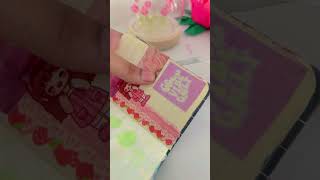 Pink journaling 🌸 in mini diary pink journal shorts [upl. by Gradey]