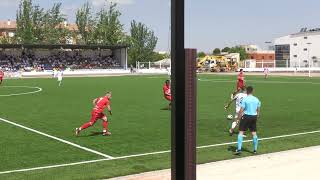 primera parte del partido playoff de ascenso a tercera división CD Valdepeñas vs CD Sonseca [upl. by Kory]