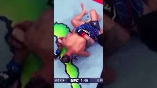 THE AMAZING VOLKANOVSKIS ESCAPE from guillotine👀🛡 volkanovski shorts mma youtubeshorts [upl. by Ghassan]