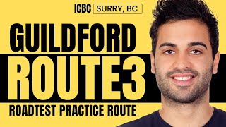 ICBC Surrey Guildford Drivers Test Route Part 3 [upl. by Lucienne]