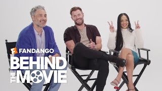 The Cast of ‘Thor Love and Thunder’ on What Couples They Ship Together  Fandango All Access [upl. by Merci]