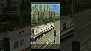 Crazy Forked Railroad Crossing  4 Trains on One Tracks Crossing  TRAIN SIMULATOR 2024  train [upl. by Irita]