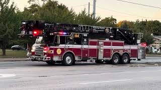 East Meadow FD Units Responding to an Alarm [upl. by Oni]