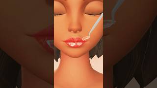 Chapped Lips Treatment ASMR animation ASMR Shorts [upl. by Haakon617]