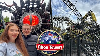 Alton Towers Day 1  First Impressions of Nemesis Reborn [upl. by Moazami]