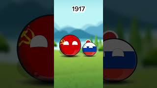 Russia history 19271991 and now countryballs countryballhistory history viralshorts shorts [upl. by Rica]