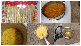 Bhogi Pallu Decoration  Morning Routine Vlog  Baby Breakfast And Lunch Recipes [upl. by Gnuy]