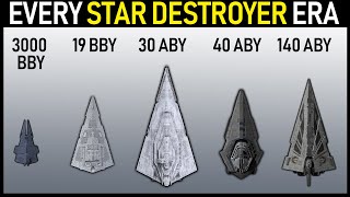 Every Era of Star Destroyer Legends and Canon [upl. by Schechter]