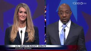 Sen Kelly Loeffler repeatedly calls Rev Raphael Warnock quotradical liberalquot [upl. by Delgado]