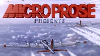 B17 Flying Fortress quotOpening amp First mission gameplayquot PCDOS 1992 Microprose MT32 [upl. by Aiclid789]