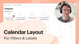 Calendar Layout for Filters amp Labels 📅 [upl. by Aineles506]