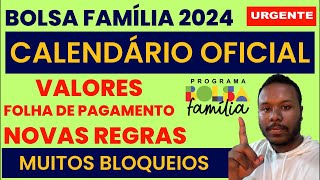 CALENDÁRIO BOLSA FAMÍLIA 2024  SAIBA TODAS AS NOVIDADES PARA 2024 bolsafamilia2024 [upl. by Nosrettap908]