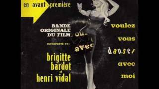 Brigitte Bardot  BOF quotVoulezvous danser avec moi quot Chant  Bob Martin [upl. by Naitsirc99]