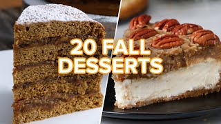 20 Tasty Fall Desserts [upl. by Eldrida]