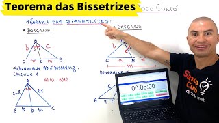 APRENDA TEOREMA DAS BISSETRIZES EM 5 MINUTOS [upl. by Berkley]