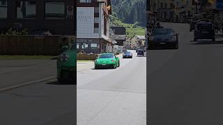 Porsches in Andermatt short shorts youtubeshorts [upl. by Wynne168]