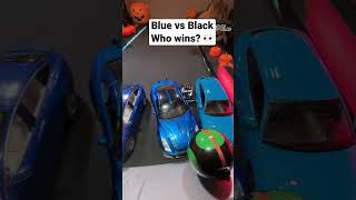 Blue vs Black 🥶 treadmill car race 🔥 monster energy Batman Lamborghini Tesla Mercedes jdm [upl. by Nelleoj]