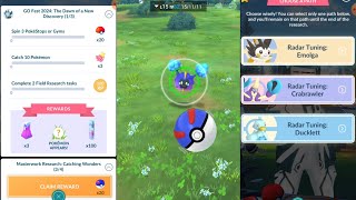 cosmog Pokemon go fest 2024 special research in Pokemon go cosmog research gofest2024 gofest [upl. by Aniela]