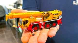 SUPER SMALL MICRO RC TRUCK ACTION  RC MICRO SCALE EXCAVATOR AND RC CRANE RC MICRO GCLASS MERCEDES [upl. by Milton666]