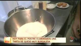 La receta Tarta de queso de Burgos [upl. by Hayashi]