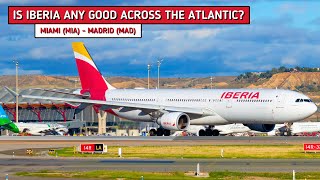 REVIEW  Iberia  Miami MIA  Madrid MAD  Airbus A330300  Economy [upl. by Oirelav704]