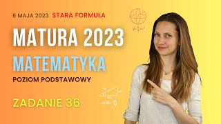 Zadanie 36 Podstawa Matura Matematyka Maj 2023 Stereometria Objętość Pole Powierzchni Graniastosłupa [upl. by Derzon369]