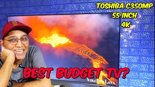 Toshiba 55 inch 4K TV review Toshiba C350MP🔥Premium TV on Budget 🔥 toshiba television [upl. by Aihsilef904]