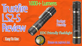 Trustfire L2SSE Flashlight Review EDCFriendly 14500 Flasshlight Is it worth itquot [upl. by Leidgam]