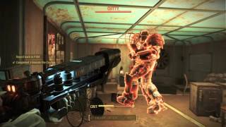 Fallout 4 eliminate Courser in Poseidon Energy beware of Cutty [upl. by Nauqas]