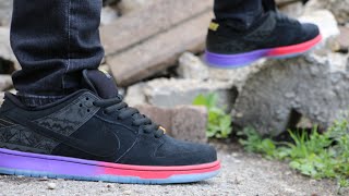 Nike SB Dunk Low Premium QS BHM  On Foot [upl. by Jamnis]