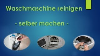 Waschmaschine reinigen  so funktionierts [upl. by Critchfield]