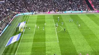 Harrison Burrows Winning Goal vs Wycombe EFL Trophy Final [upl. by Leehar]