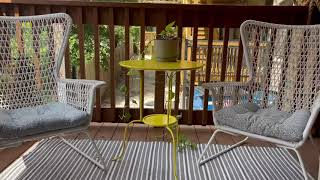 Set of 2 IKEA HÖGSTEN armchair Review Make your patio POP WATCH 1ST IKEA relaxing HOGSTEN Chair [upl. by Aber]