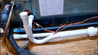 Installing AC Condensate Drain With Clean Out Port [upl. by Asylem]