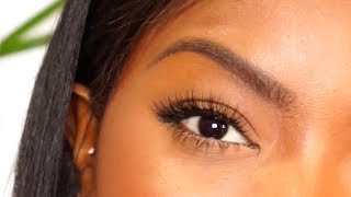 How to Applying False Eyelashes For Beginners [upl. by Ahpla]