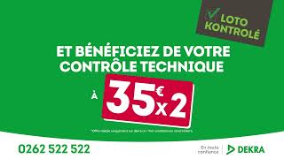 Dekra Réunion  Offre paiement en 2X [upl. by Moir]