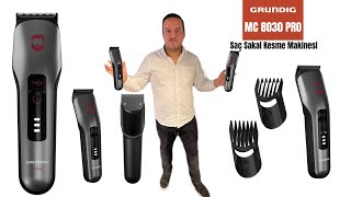 Saç Sakal Traş Makinesi  GRUNDIG MS 8030 PRO  90 Dak Şarj Süresi  Titanyum Bıçaklı Yüksek Kesme [upl. by Orten39]