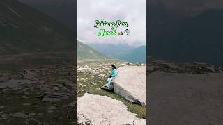 Amazing view of Rohtang PassManali⛰⛄️☃️❤️😍 manali rohtangpass nature shortsfeed [upl. by Hyacinth]