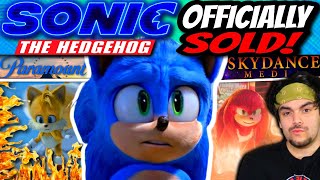 Sonic The Hedgehog Franchise Officially SOLD  Skydance Media Merging With Paramount [upl. by Ivgnout574]