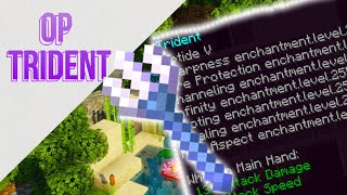 How to get an Op Trident in Vanilla Minecraft 119 Commands [upl. by Frye]