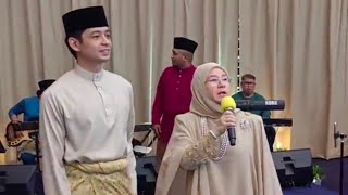 Comelnyee tengku ampuan pahang saat menitahkan para tengku buat nyanyi bareng tengku Hassanal [upl. by Ilat577]