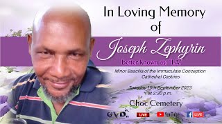 In Loving Memory of Joseph quot IAquot Zephyrin [upl. by Nerwal27]