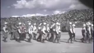 1960 Pasacalle Huaylía Antabambina en Sacsayhuamán y Plaza de Cusco [upl. by Behlke]