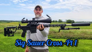 Sig Cross Review Pt 1 ammo testing [upl. by Nitnilc]